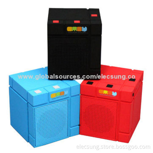 Mini Portable Cube Design Bluetooth Speakers for Promotional Gifts, Handsfree Calling